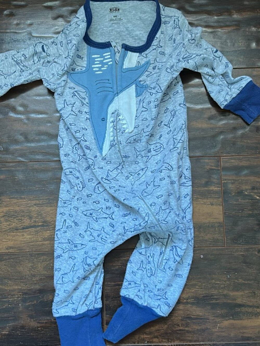 9M Shark Onesie